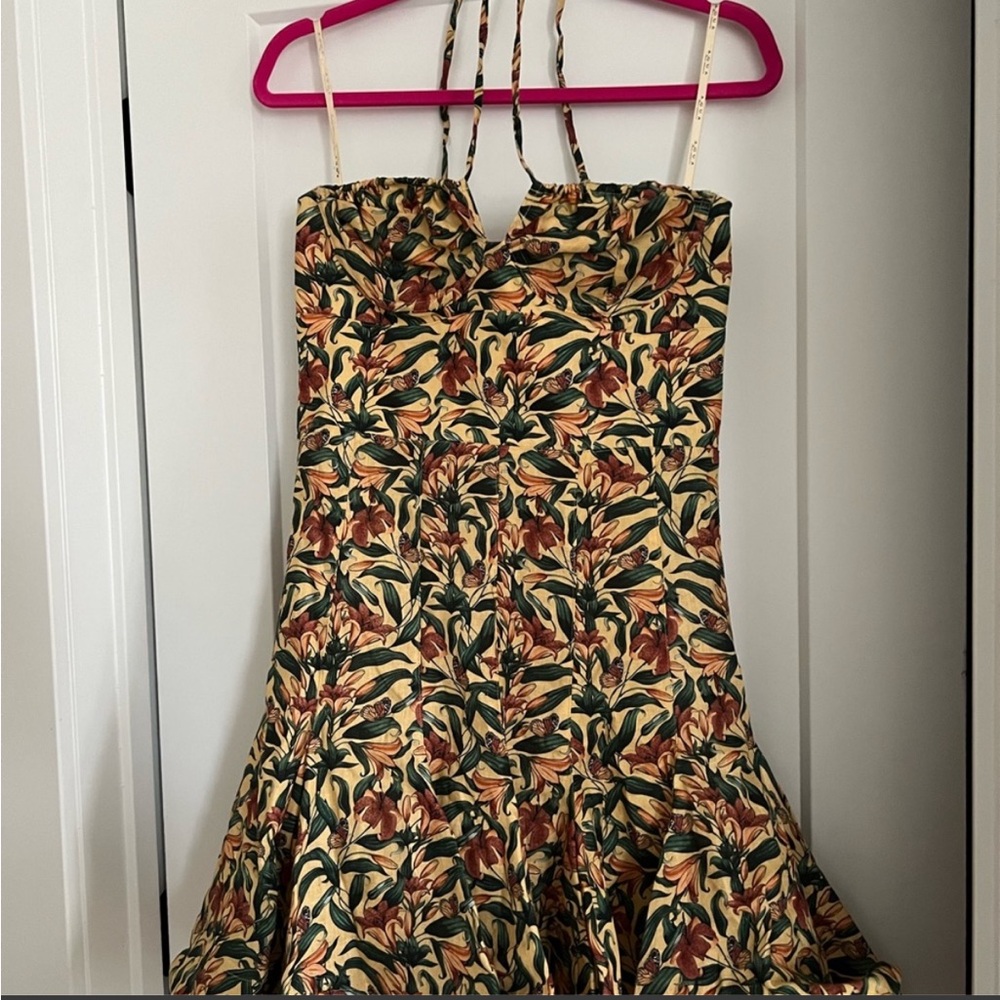Agua by Agua Bendita Anturio Floral mini dress - Picture 2 of 7